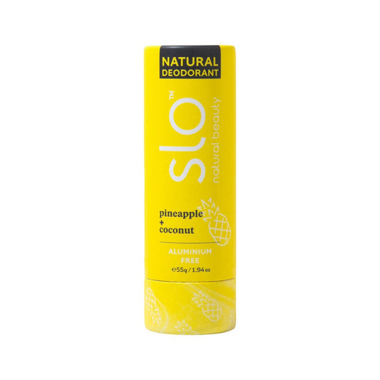 Slo Natural Beauty Natural Deodorant Stick Pineapple + Coconut 55g - L'Organic
