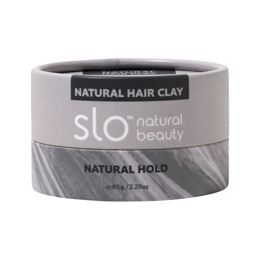 Slo Natural Beauty Natural Hair Clay Natural Hold 65g - L'Organic