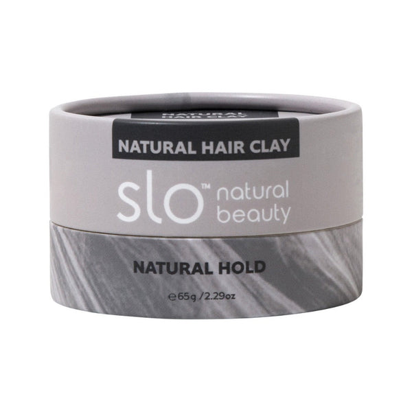 Slo Natural Beauty Natural Hair Clay Natural Hold 65g - L'Organic