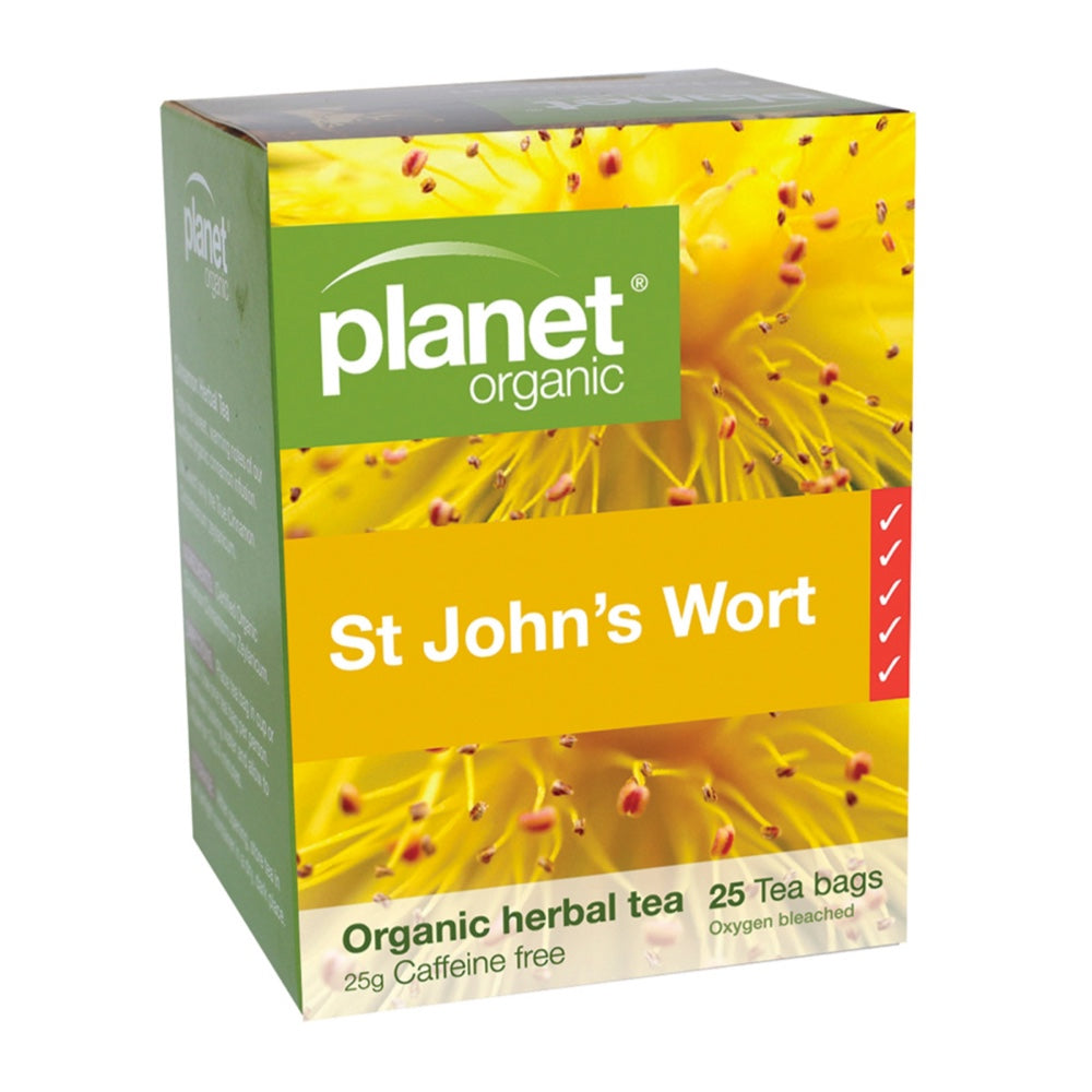 PLANET ORGANIC St John's Wort Herbal Tea 25 Bags