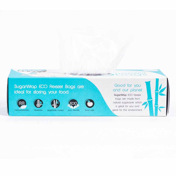 Sugarwrap Eco Freezer Bags 100 Pack - Medium - L'Organic