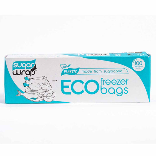 Sugarwrap Eco Freezer Bags 100 Pack - Large - L'Organic