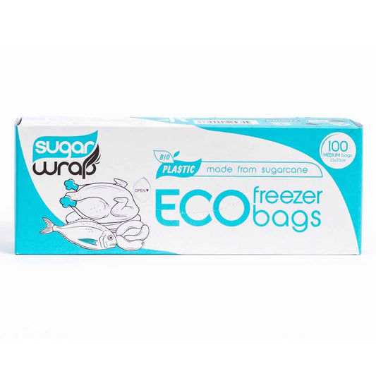 Sugarwrap Eco Freezer Bags 100 Pack - Medium - L'Organic