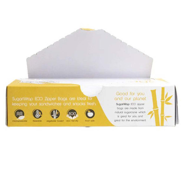 Sugarwrap Eco Zipper Bags 40 Pack - Small - L'Organic