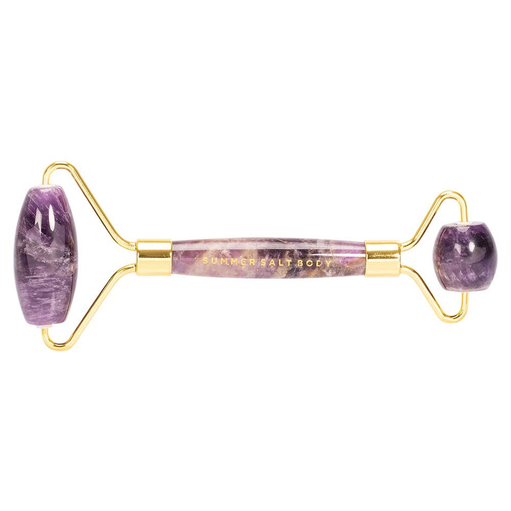 Summer Salt Body Crystal Facial Roller - Amethyst - L'Organic