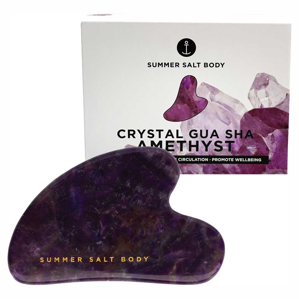 Summer Salt Body Gua Sha - Amethyst - L'Organic