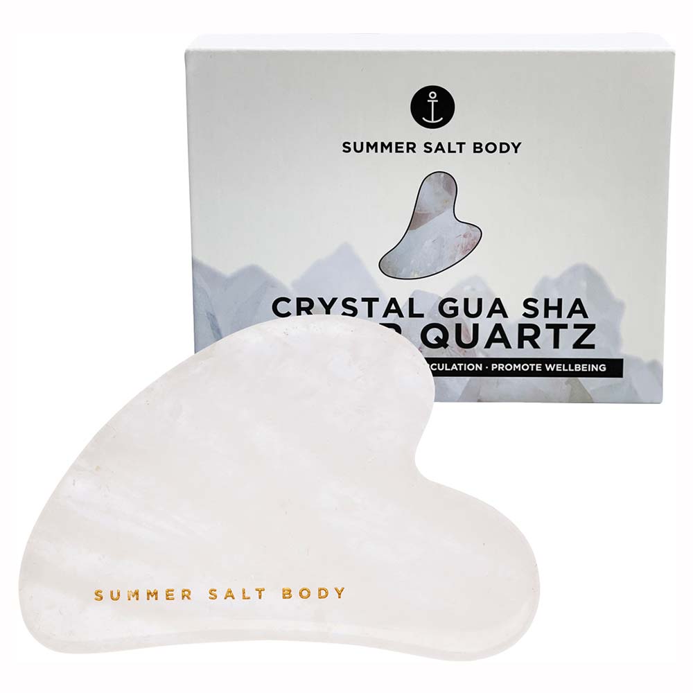 Summer Salt Body Gua Sha - Clear Quartz - L'Organic