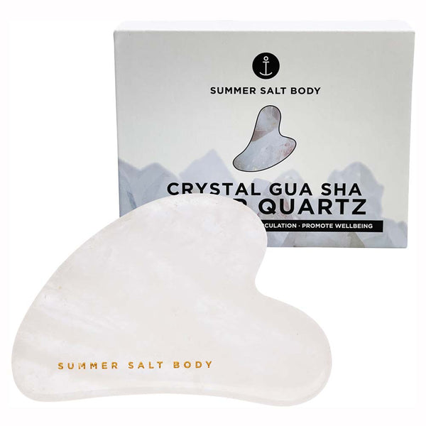 Summer Salt Body Gua Sha - Clear Quartz - L'Organic