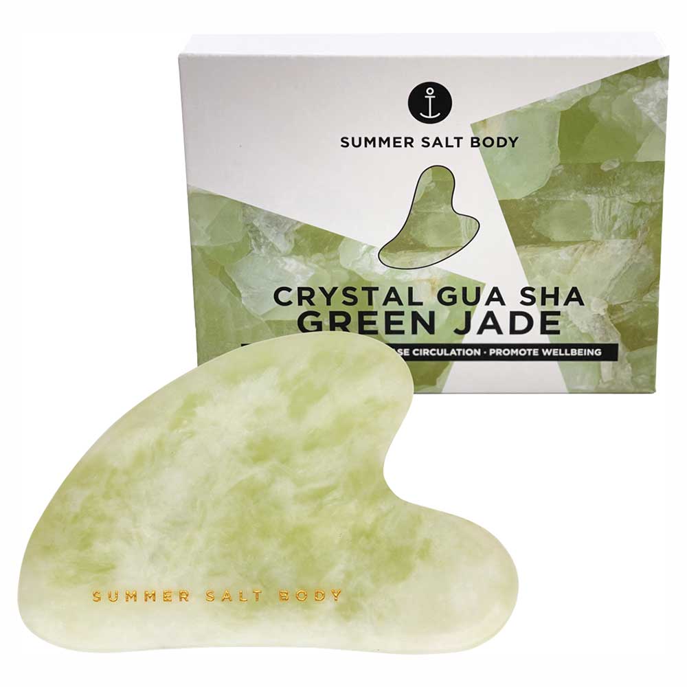 Summer Salt Body Gua Sha - Green Jade - L'Organic