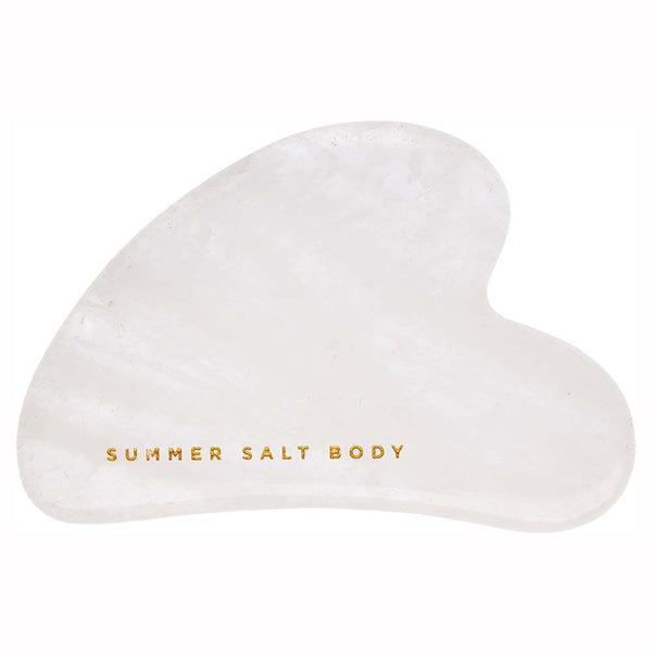Summer Salt Body Gua Sha - Clear Quartz - L'Organic