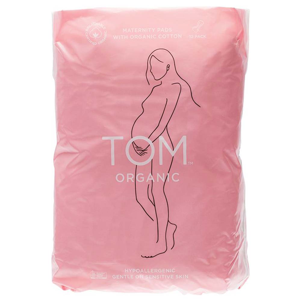 TOM Organic Maternity Pads - 12 Pack - L'Organic