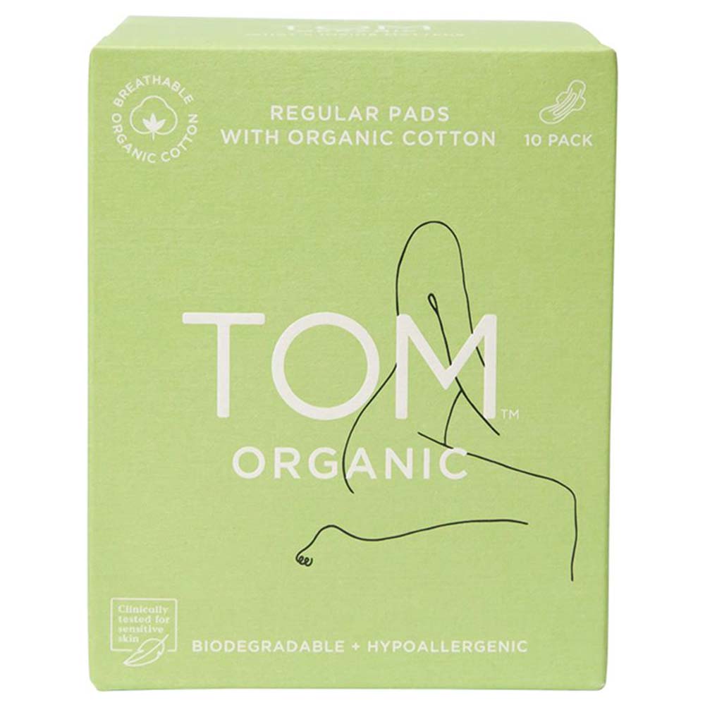 TOM Organic Regular Pads - 10 Pack - L'Organic