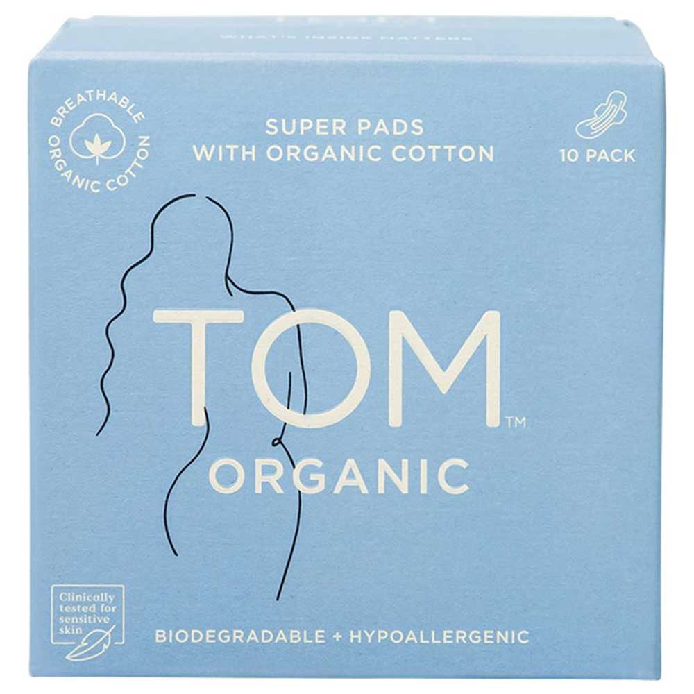 TOM Organic Super Pads - 10 Pack - L'Organic