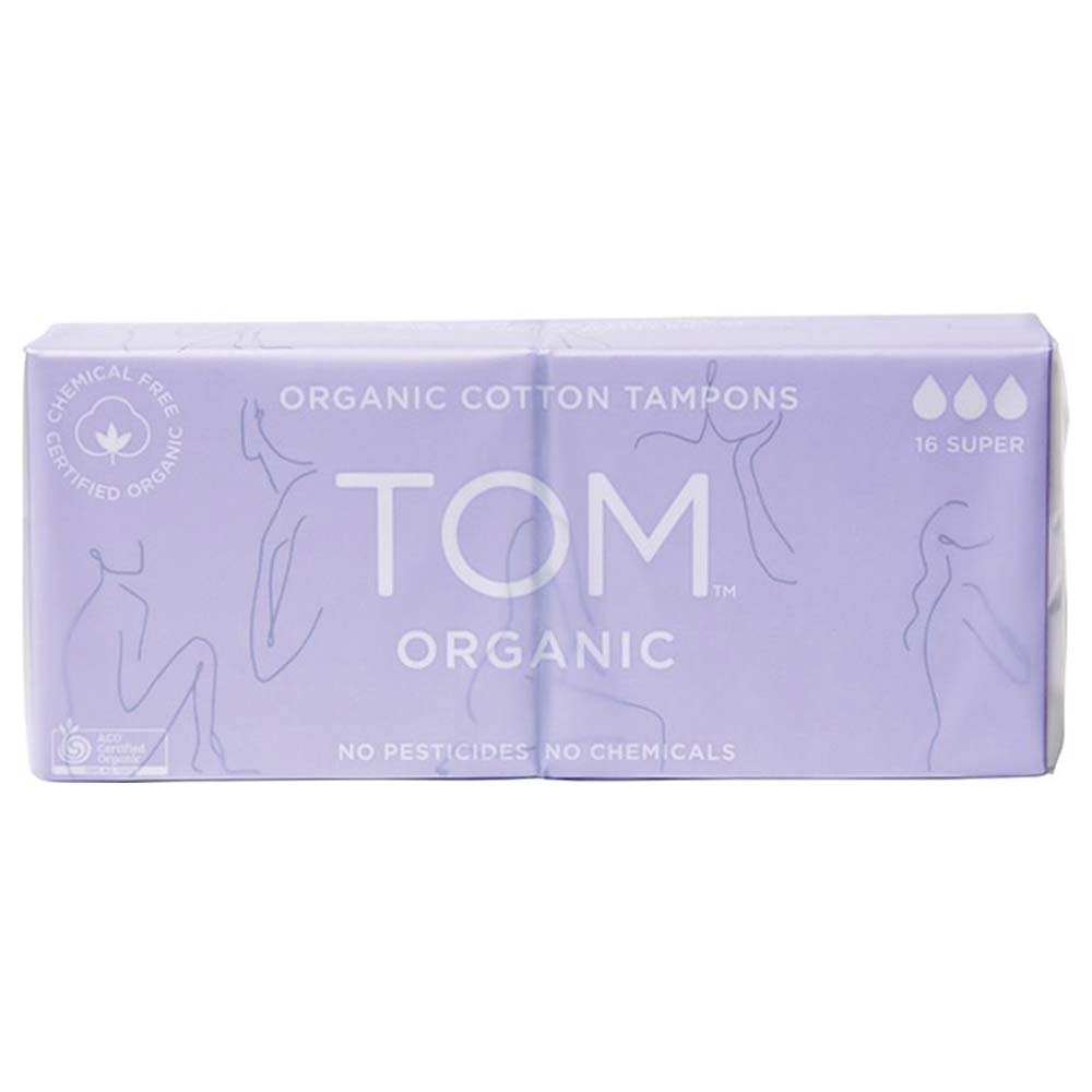 TOM Organic Tampons - Super - 16 Per Pack - L'Organic