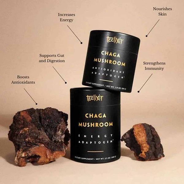 Teelixir Organic Chaga Mushroom - 100g - L'Organic