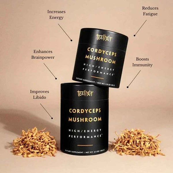 Teelixir Organic Cordyceps Mushroom - 100g - L'Organic