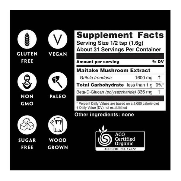 Teelixir Organic Maitake Mushroom - 50g - L'Organic