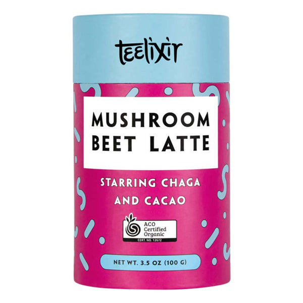 Teelixir Organic Mushroom Beetroot Latte - 100g - L'Organic