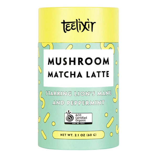 Teelixir Organic Mushroom Matcha Latte - 60g - L'Organic