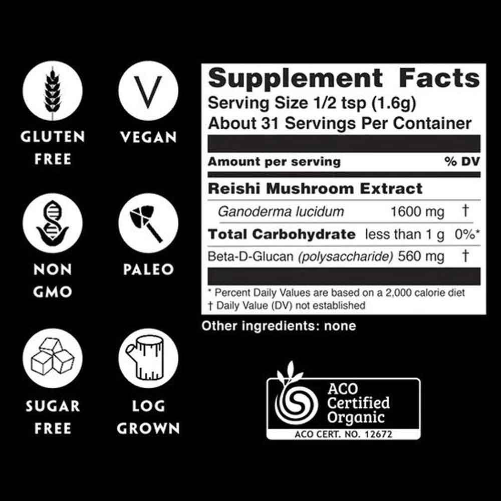 Teelixir Organic Reishi Mushroom - 100g - L'Organic