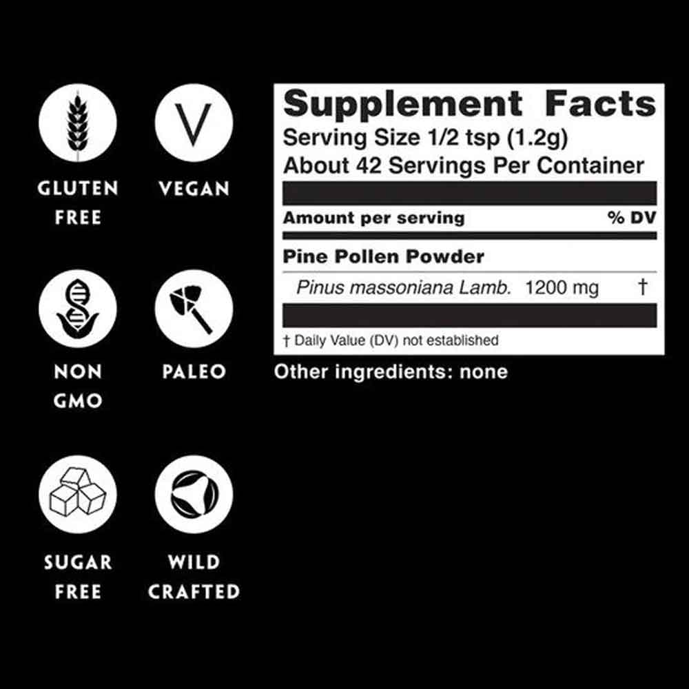 Teelixir Pine Pollen Powder - 50g - L'Organic