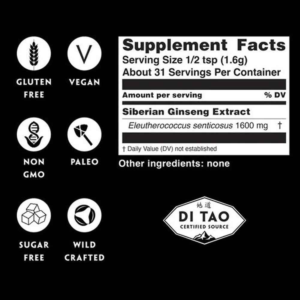 Teelixir Siberian Ginseng - 50g - L'Organic