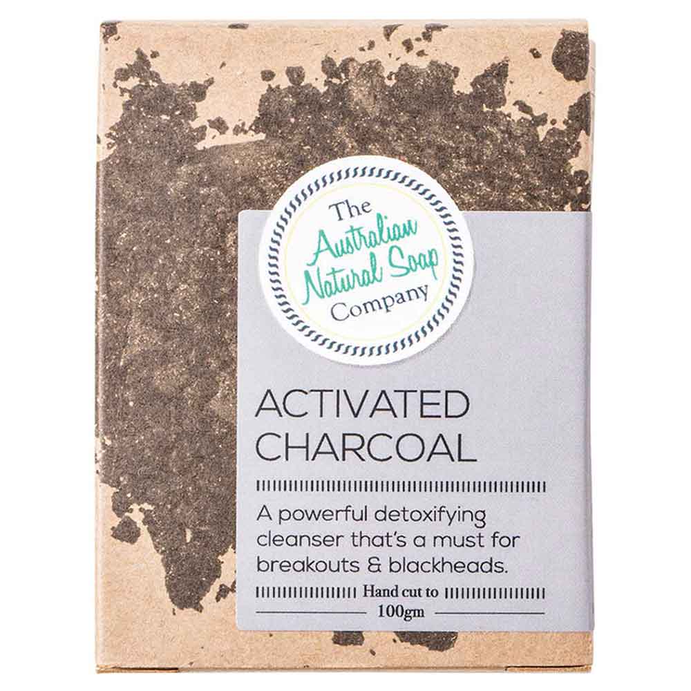 The ANSC Activated Charcoal Solid Soap - 100g - L'Organic