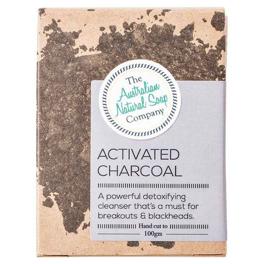 The ANSC Activated Charcoal Solid Soap - 100g - L'Organic