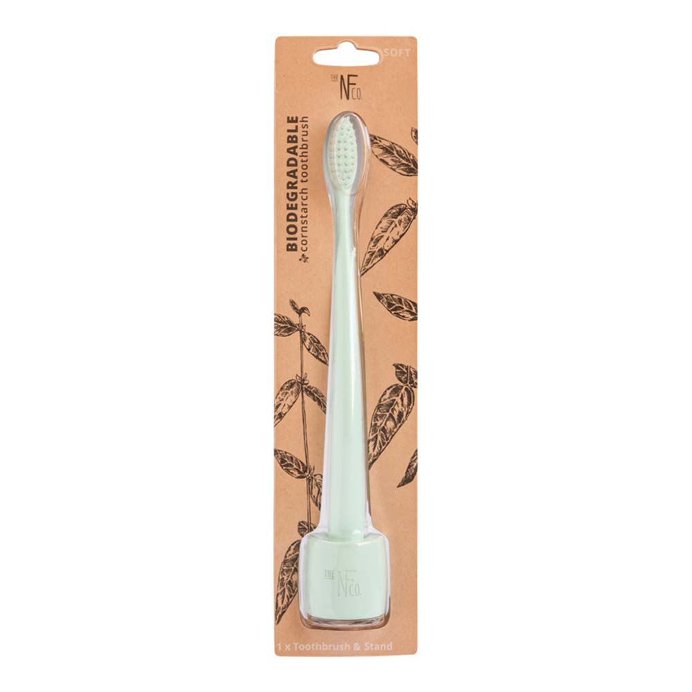 The Natural Family Co. Bio Brush & Stand - Rivermint - L'Organic