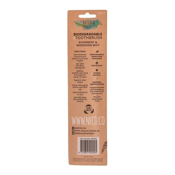 The Natural Family Co. Bio Brush Twin Pack - Rivermint & Monsoon Mist - L'Organic