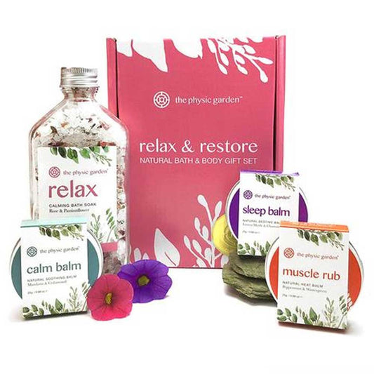 The Physic Garden Natural Skincare Gift Set - Relax & Restore - L'Organic