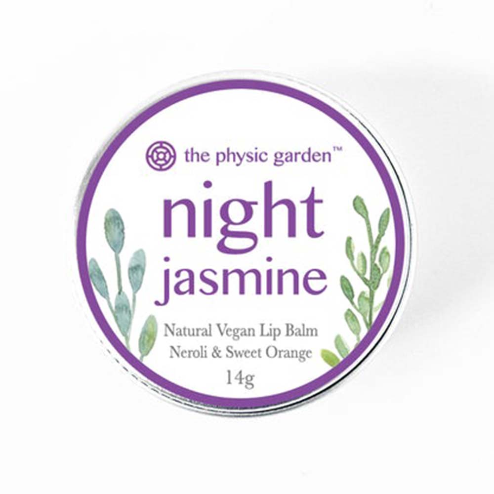 The Physic Garden Vegan Lip Balm Night Jasmine - 14g - L'Organic