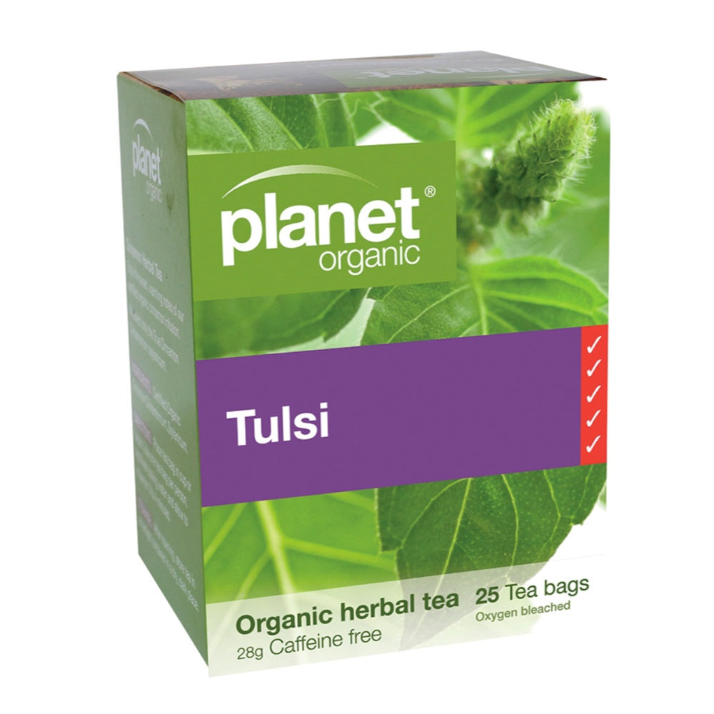 PLANET ORGANIC Tulsi Herbal Tea Bags 25 Bags