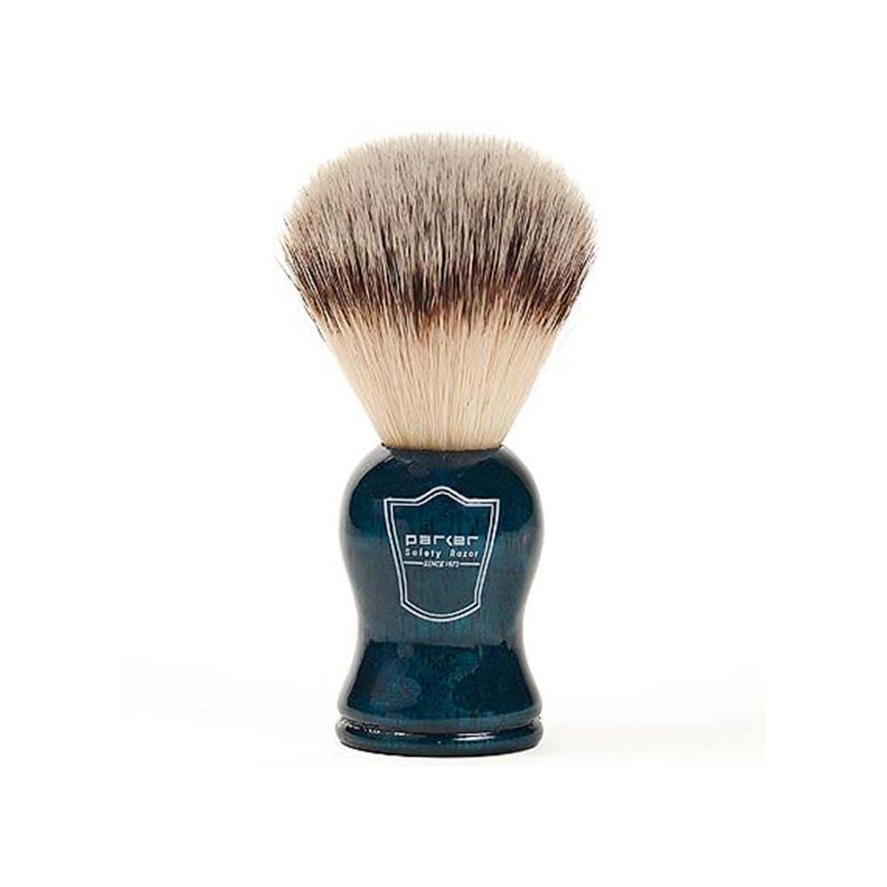 Vegan Shaving Brush - Blue - L'Organic