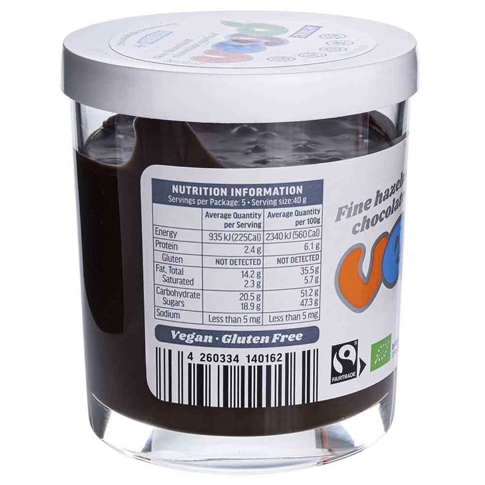 Vego Hazelnut Chocolate Spread Crunchy - 350g - L'Organic