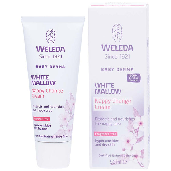 Weleda White Mallow Nappy Change Cream - 50ml - L'Organic