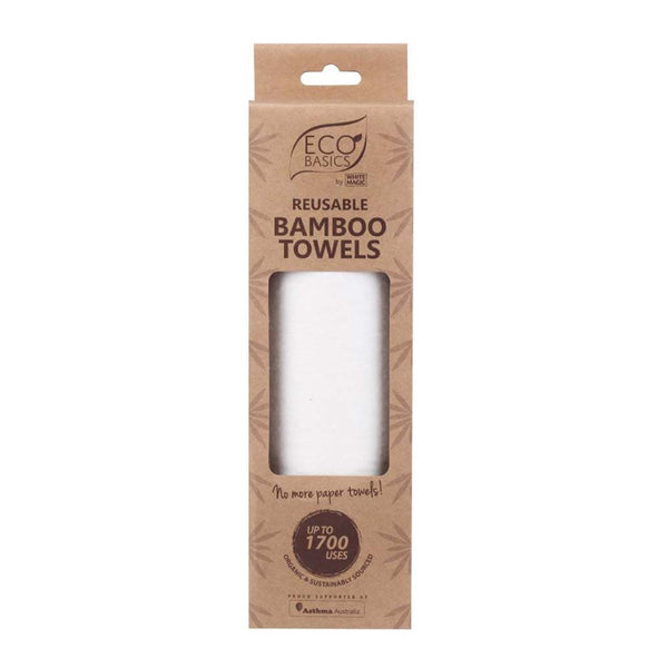 White Magic Bamboo Towel - 1 Pack - L'Organic