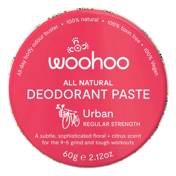 Woohoo All Natural Deodorant Paste Tin - Urban - 60g - L'Organic