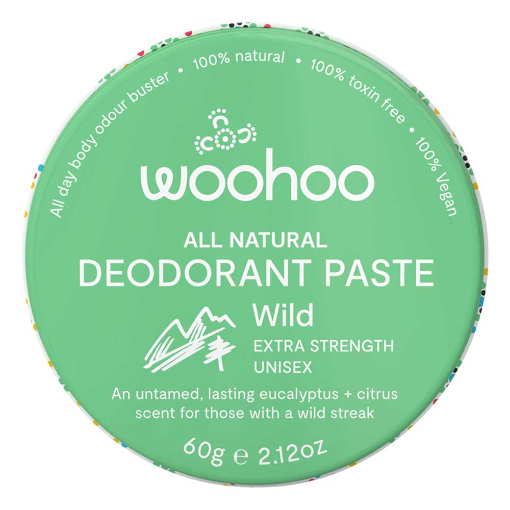 Woohoo All Natural Deodorant Paste Tin - Wild - 60g - L'Organic