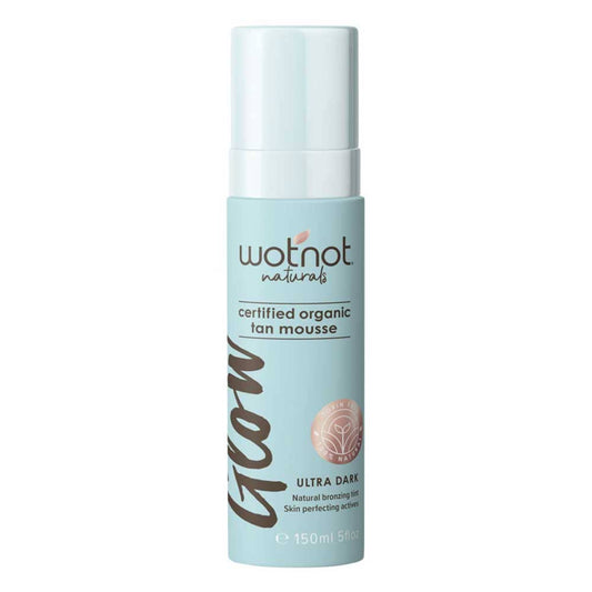 Wotnot Glow Certified Organic Tan Mousse Ultra Dark - 150ml - L'Organic