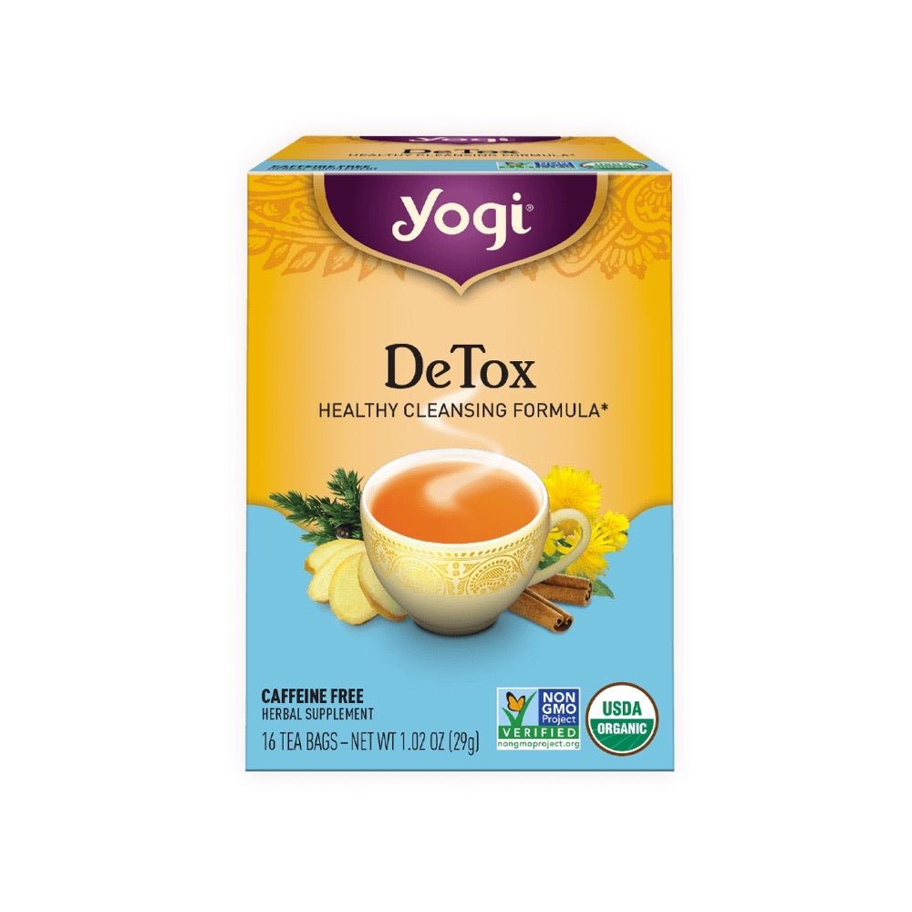 YOGI TEA Herbal Tea Bags DeTox - 16 Tea Bags - L'Organic