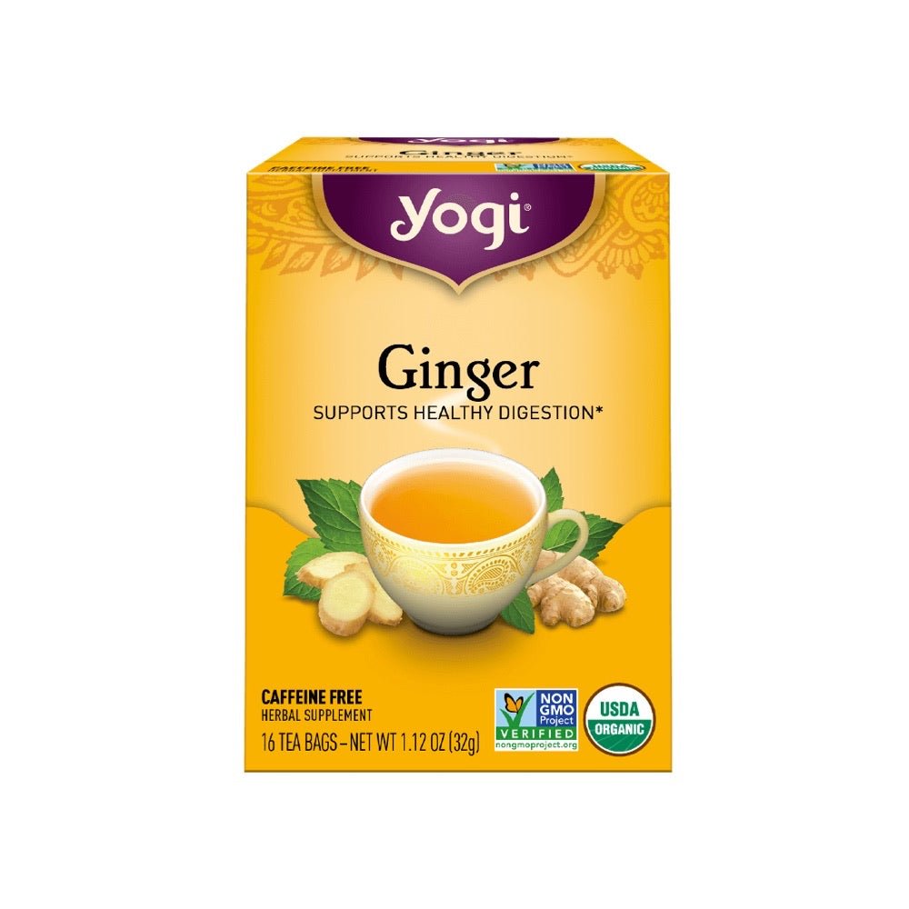 YOGI TEA Herbal Tea Bags Ginger - 16 Tea Bags - L'Organic