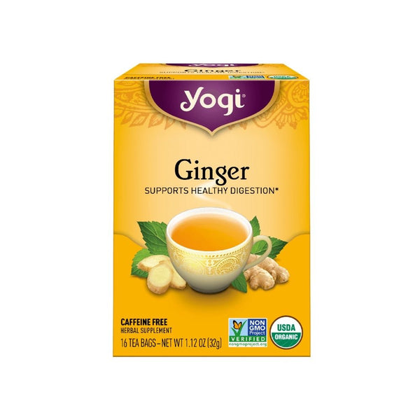 YOGI TEA Herbal Tea Bags Ginger - 16 Tea Bags - L'Organic
