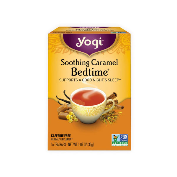 YOGI TEA Herbal Tea Bags Soothing Caramel Bedtime - 16 Tea Bags - L'Organic