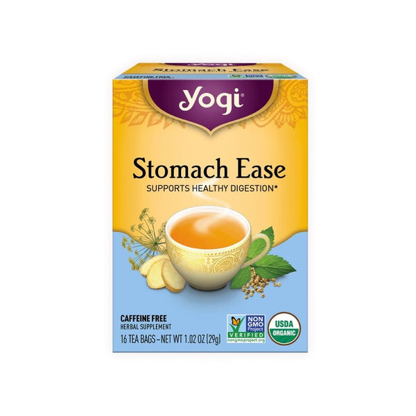 YOGI TEA Herbal Tea Bags Stomach Ease - 16 Tea Bags - L'Organic