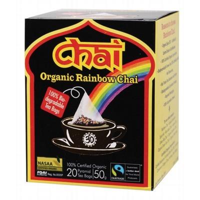 Chai Tea Organic Rainbow Chai Tea Bags - 20 Pack
