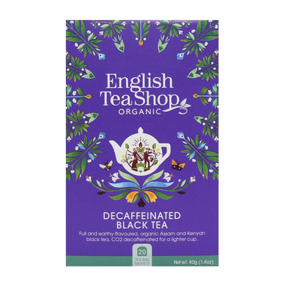 English Tea Shop 20 Organic Decaffeinated Black Teabags - L'Organic