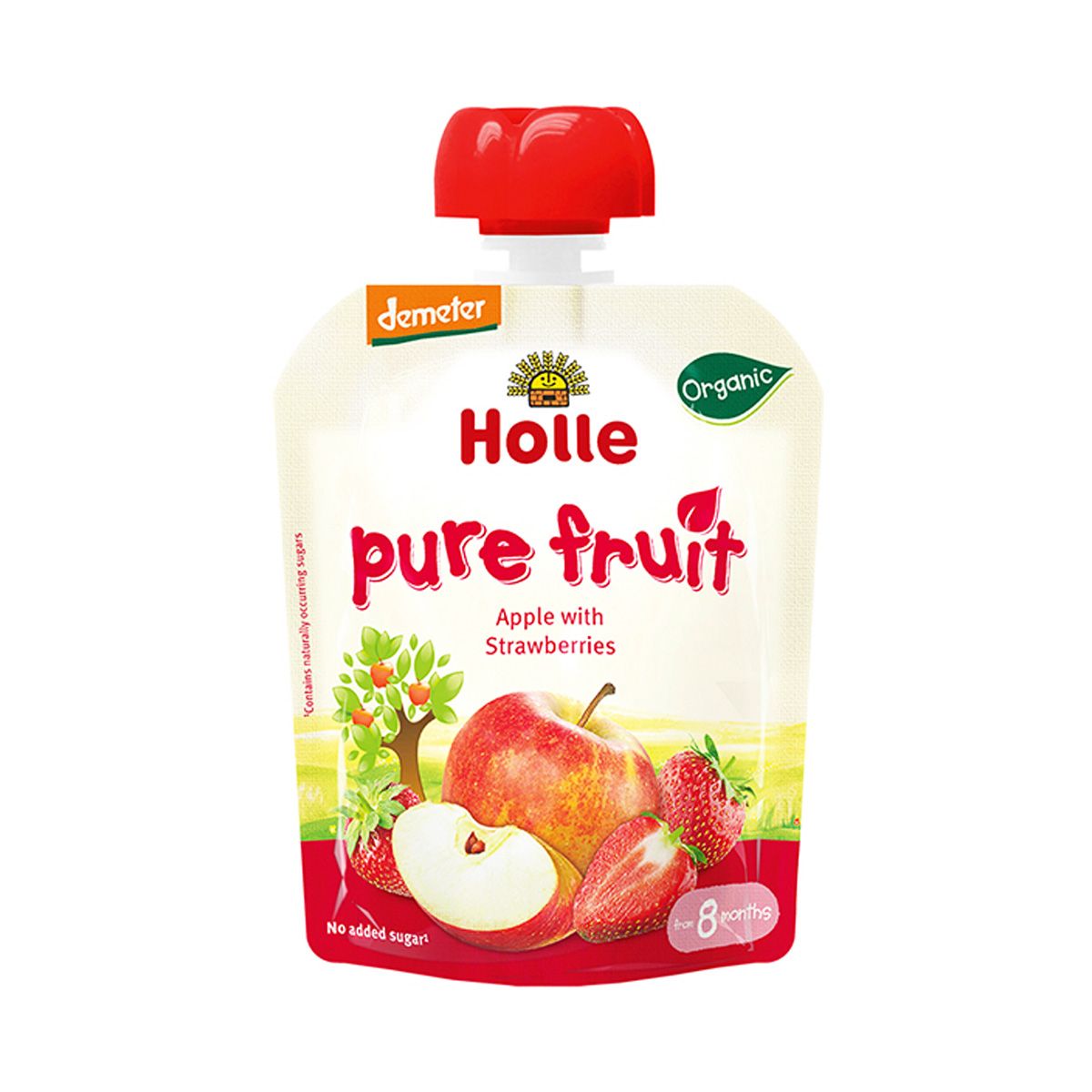 Holle Organic Pouch Apple with Strawberries