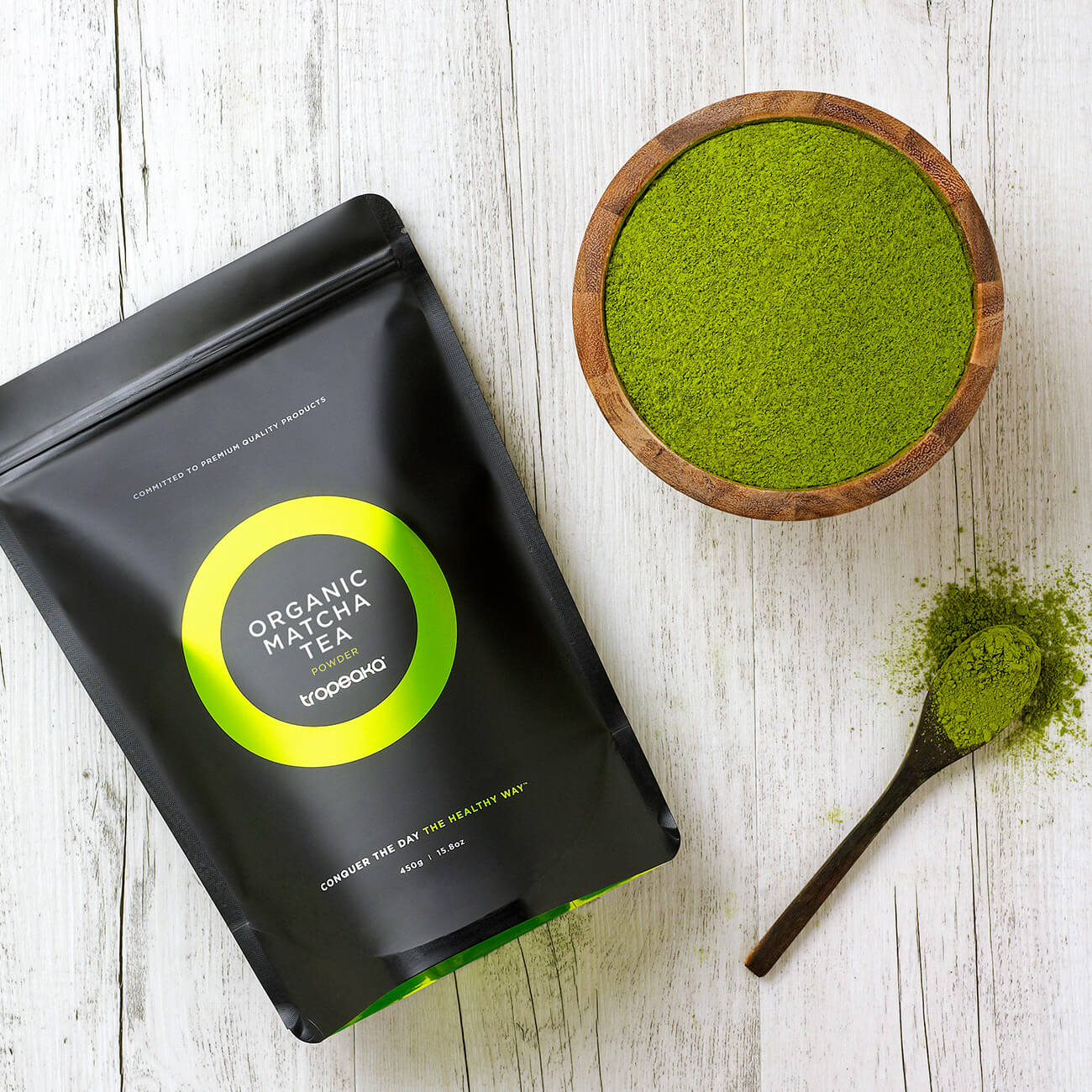 Tropeaka Organic Matcha Tea Powder - 200g - L'Organic