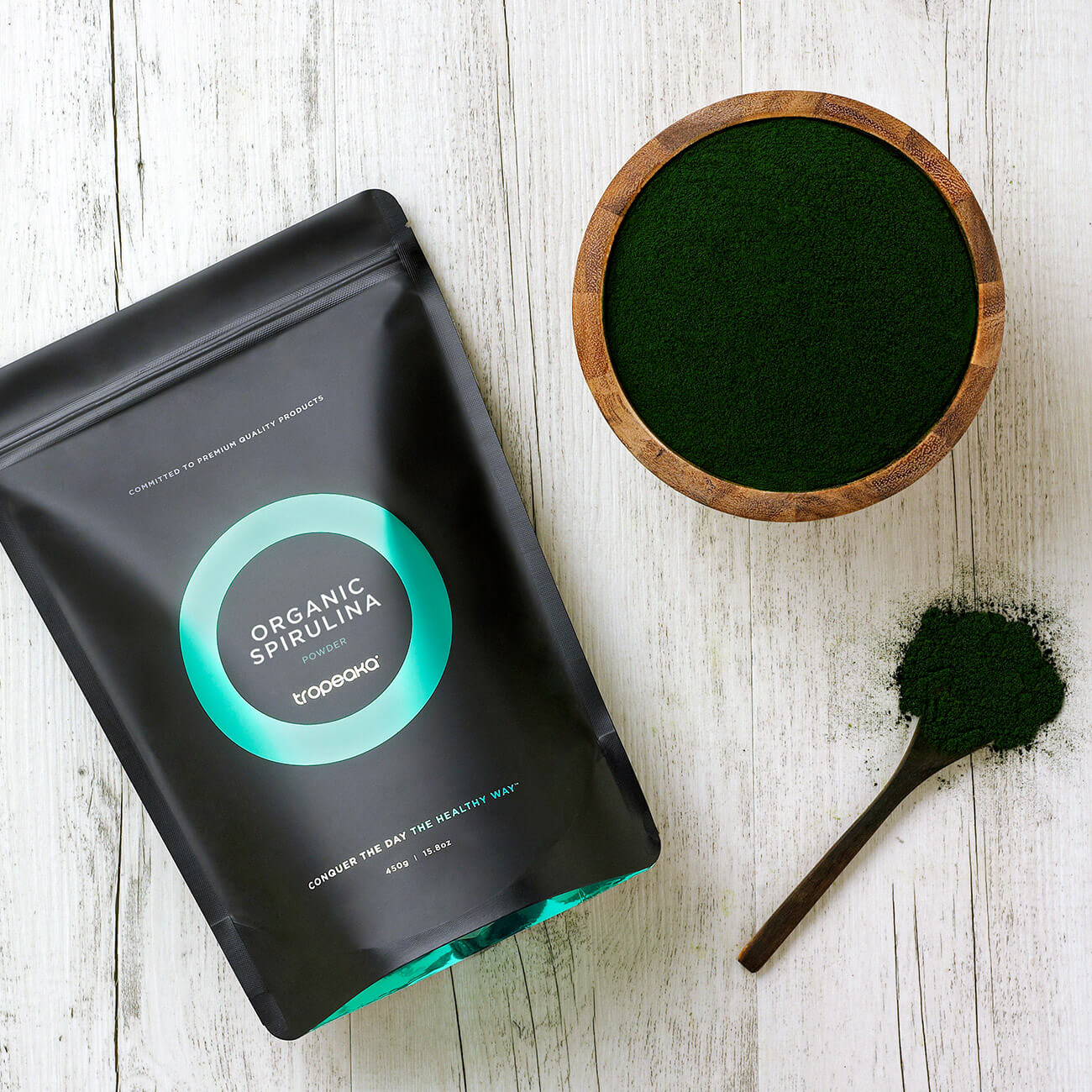 Tropeaka Organic Spirulina Powder - 200g - L'Organic